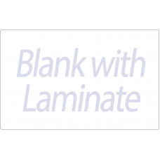 N100G - 4-3/4" X 3" Plastex Dietary Tray Cards with Pre attached laminate