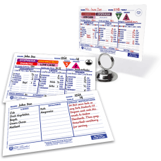 N700-COMP 6" X 4" Compliance Dietary Tray Card- 50 Count