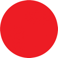 N200RED - 1/2" Red Color Dot