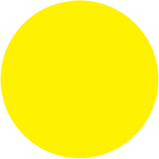 N200YEL - 1/2" Yellow Color Dot