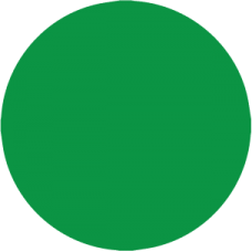 N200GRE - 1/2" Green Color Dot